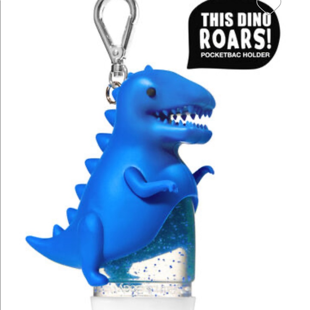 🔴 RARE DINOSAUR 🦖BBW Sanitizer Holder Does not make noise anymore